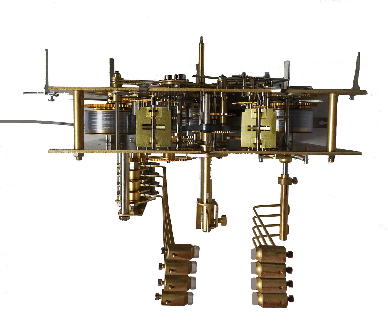 KIENINGER WESTMINSTER CHIME MOVEMENT MS 011 CHROME CABLES  - 130CM PENDULUM