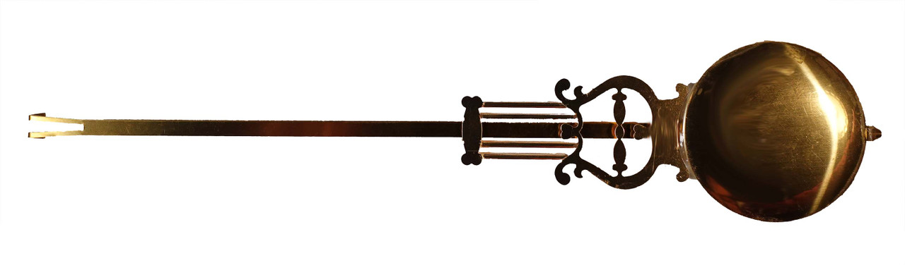 FORK HOOK LYRE PENDULUM FOR BATTERY MOVEMENTS - 3 1/2" BOB