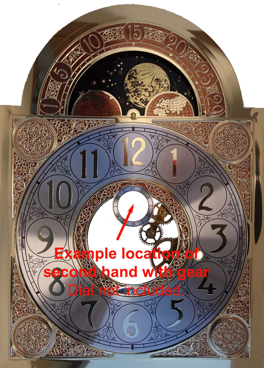 GRANDFATHER SECOND HAND WITH GEAR