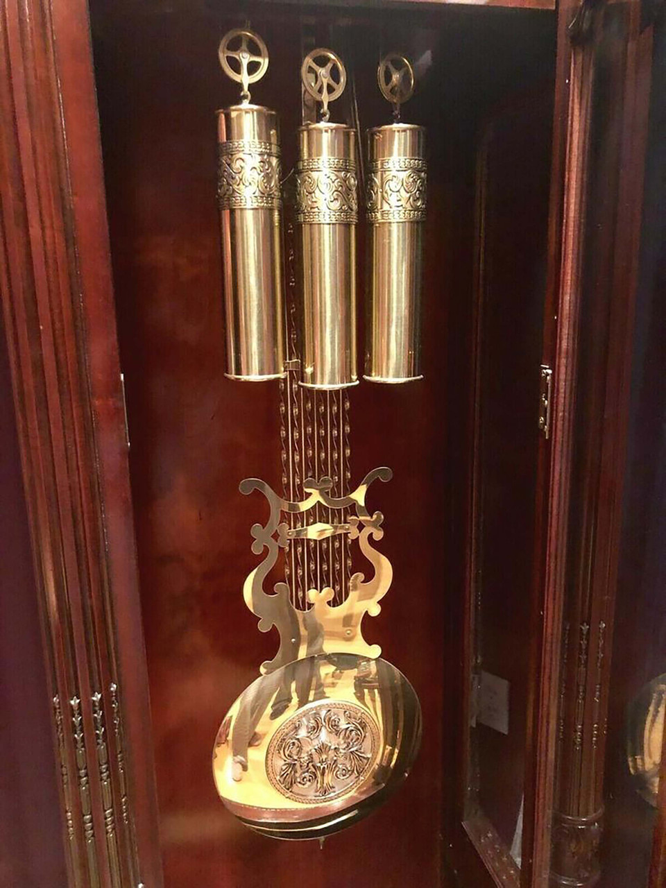 KIENINGER LYRE LIMITED EDITION POLISHED PENDULUM 270MM BOB FOR 116CM MOVEMENTS