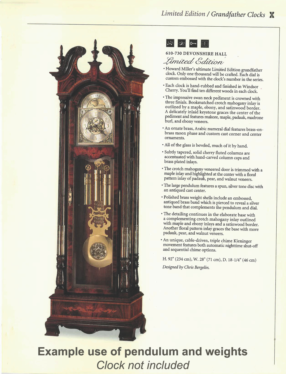 LIMITED EDITION POLISHED 60 X 245MM WEIGHT SHELL SET OF 3