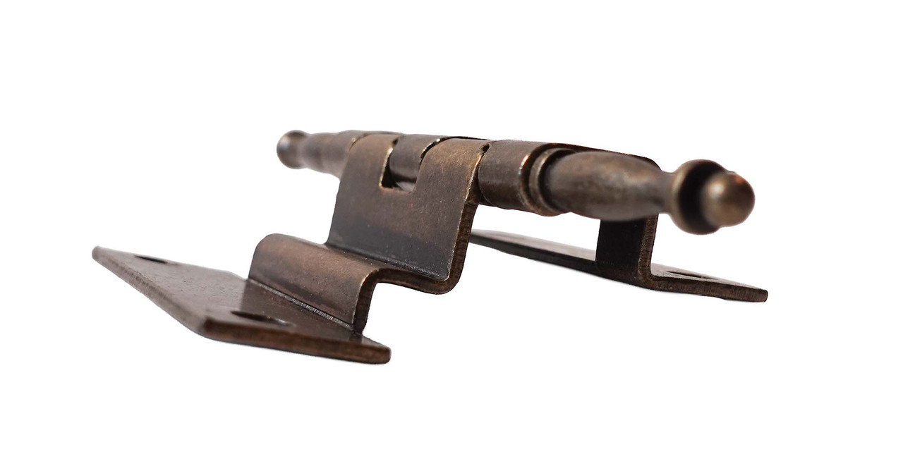 GRANDFATHER ENGLISH ANTIQUE FINISHED HINGE PAIR