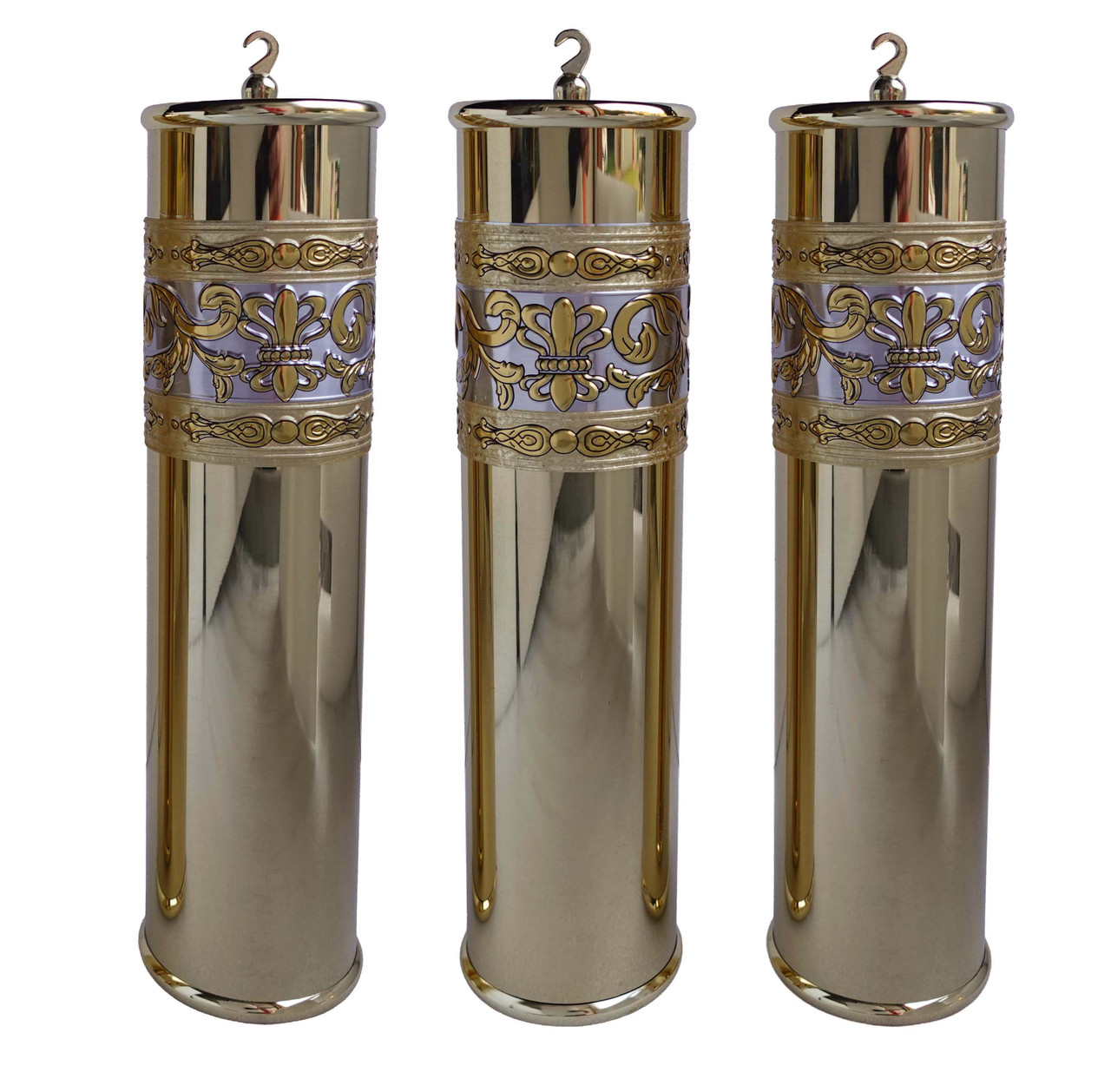 ELAGANT POLISHED 60 X 245MM WEIGHT SHELL SET OF 3