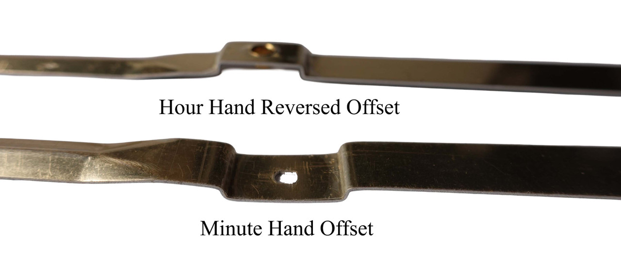 GALLERY CLOCK HANDS 9 7/8" MINUTE HAND - POLISHED BRASS FINISHED