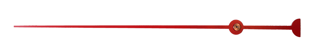 RED SECOND HAND 8 13/16"L FOR #1-56 THD SHAFT - HANSEN ELECTRIC