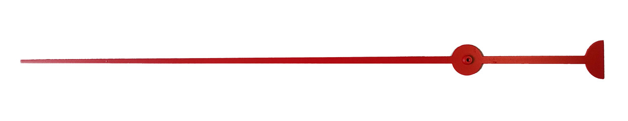 RED SECOND HAND 8 7/8"L FOR #1-56 THD SHAFT - HANSEN ELECTRIC