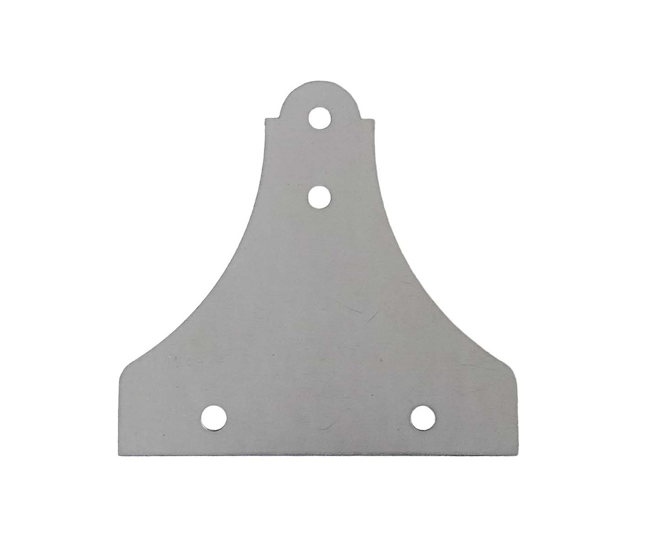 LYRE STRAP BASE 43.13 X 41.39MM FOR 115MM BOB DISC PENDULUMS - CHROME FINISH