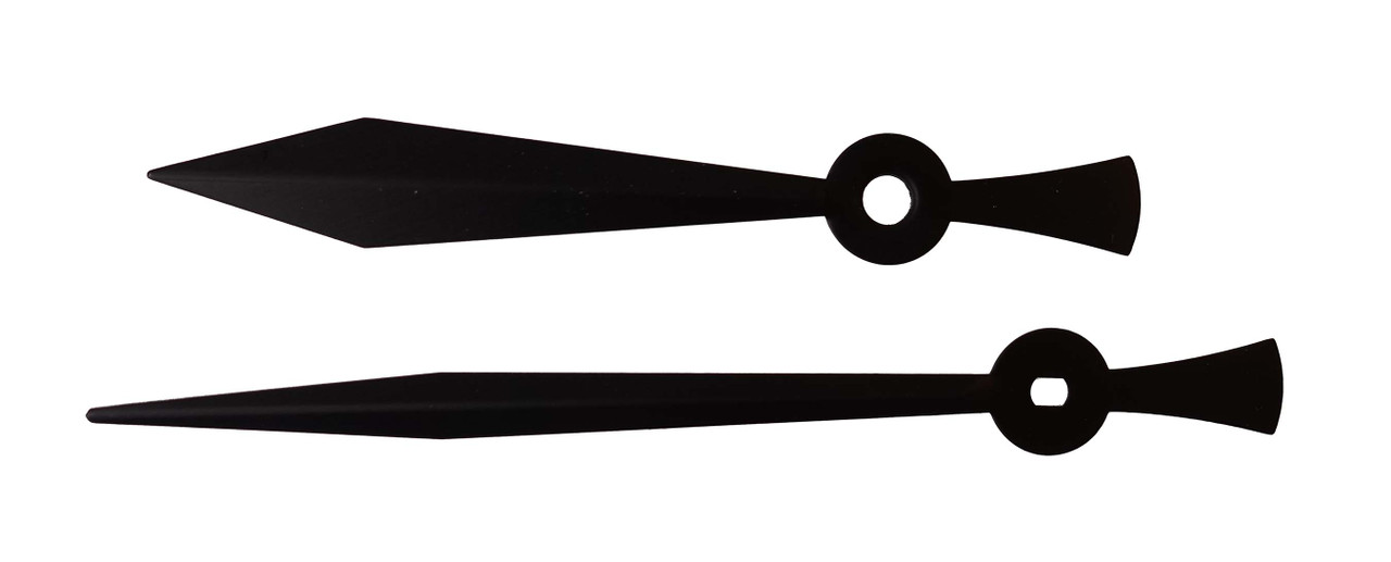 BATTERY CLOCK HANDS 3 5/8" MINUTE - BLACK