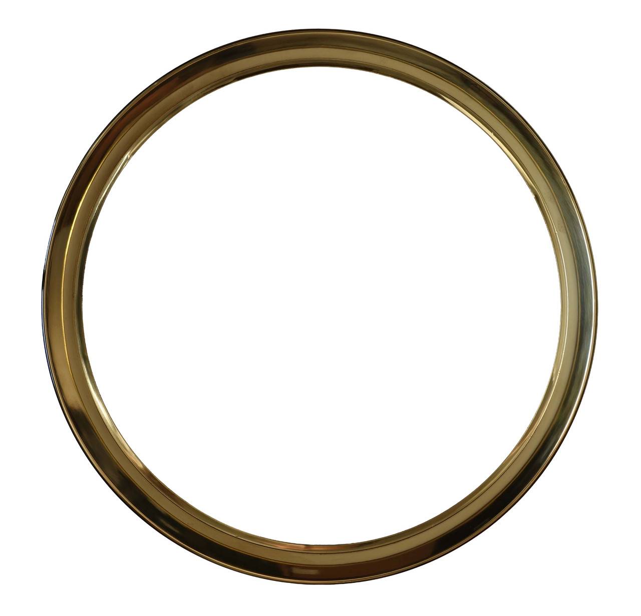 POLISHED BRASS BEZEL 13" NO GLASS