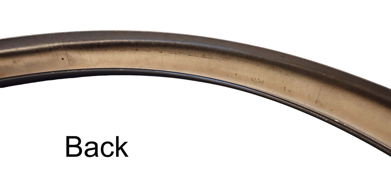 SATIN BRUSHED NICKEL BEZEL 11 3/4" NO GLASS