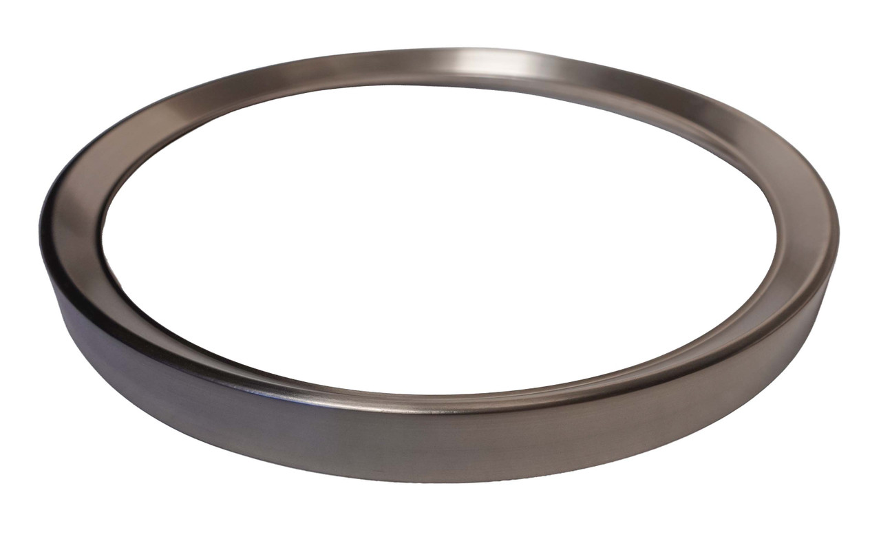 SATIN BRUSHED NICKEL BEZEL 11 3/4" NO GLASS