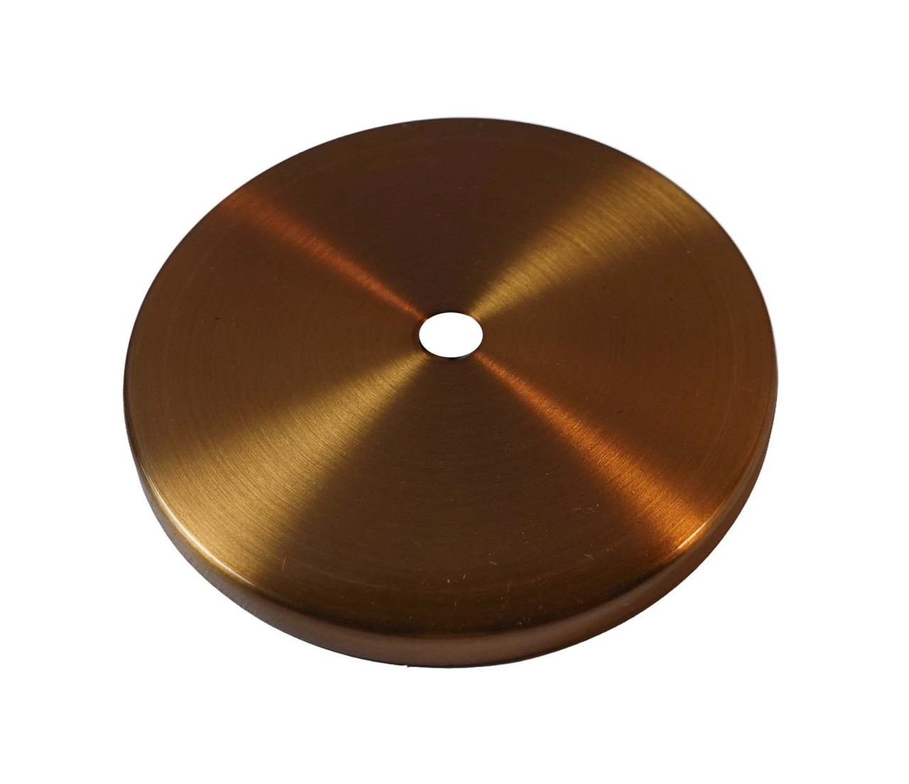 WEIGHT SHELL END CAP 60MM HARVEST DARK GOLD POLISHED SQ. EDGE