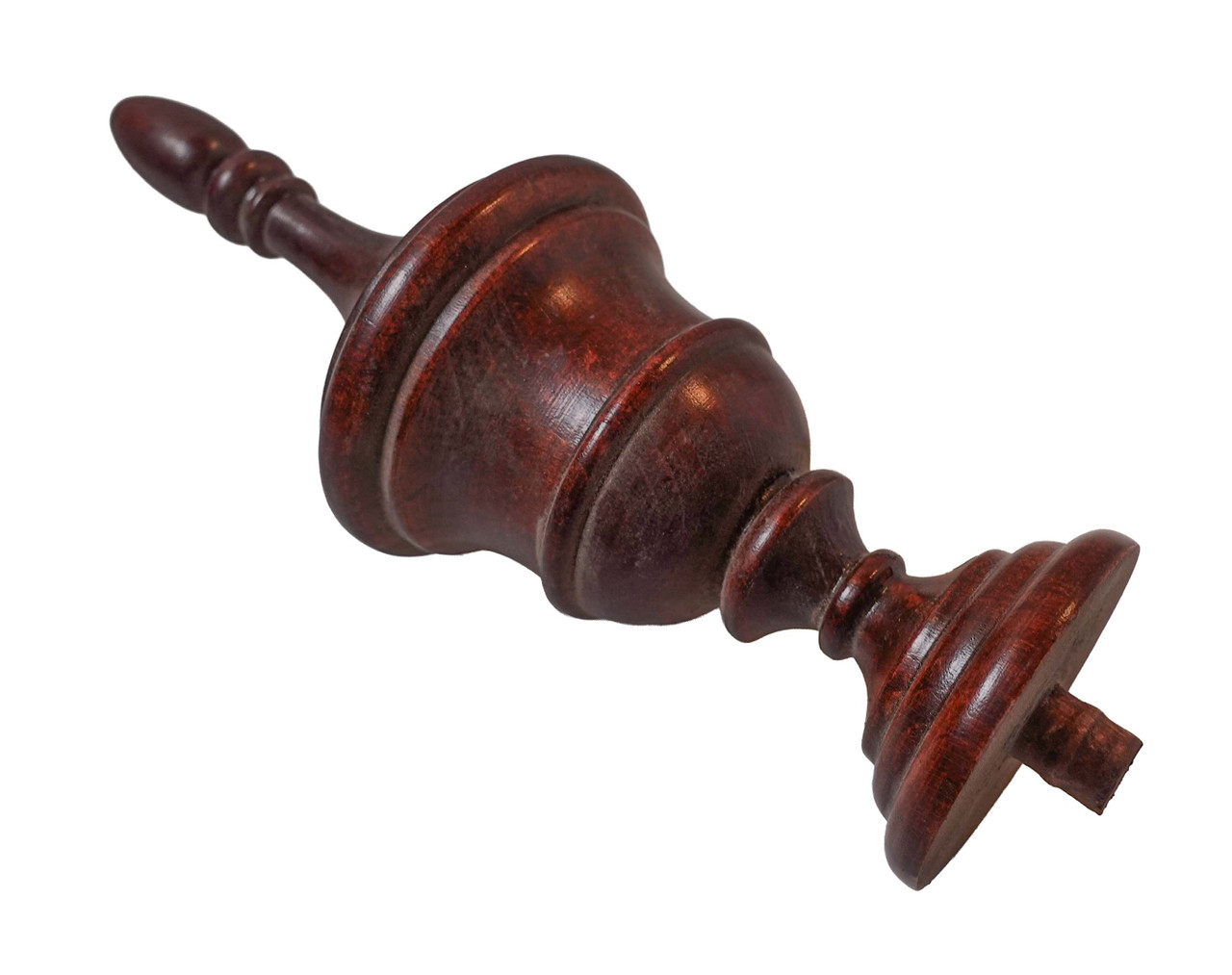 FINIAL WOOD FINISHED SATIN GLEN ARBOR CHERRY 6 3/8"L - RIDGEWAY LYNCHBURG