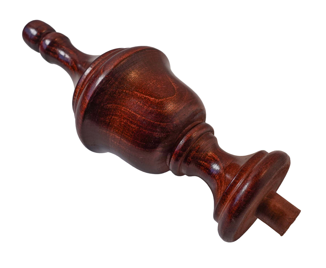 FINIAL WOOD FINISHED SATIN MEDIUM CHERRY 6"L - RIDGEWAY
