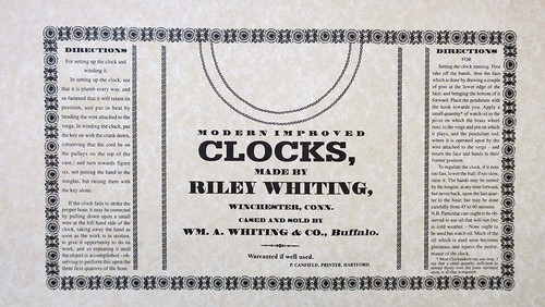 CASE BACK PAPER LABEL RILEY WHITING