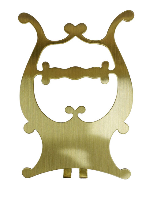 LYRE ORNAMENT - SOLID BRASS