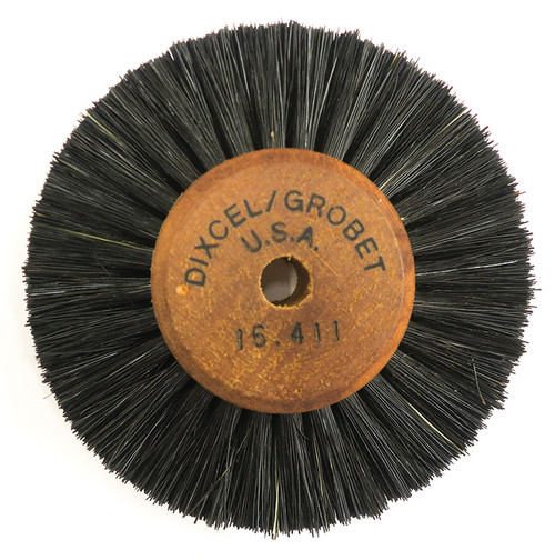 Brass Bristle Clock Cleaning Brush - 5 rows of bristles - Clockworks. -  Clockworks.