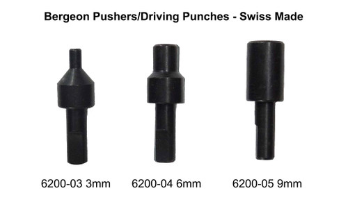 BERGEON PUSHER/DRIVING PUNCH TOOLS - SWISS MADE BERGEON PUSHER/DRIVING PUNCH TOOLS - SWISS MADE