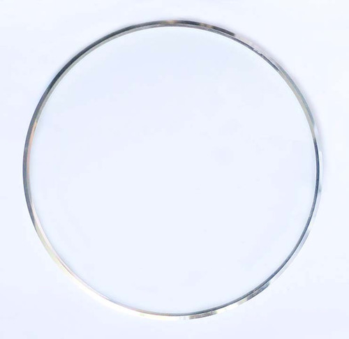 CHROME BEZEL 7" WITH GLASS PUSH ON CHROME BEZEL 7" WITH GLASS PUSH ON