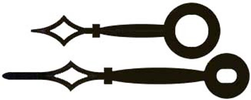 BATTERY DIAMOND CLOCK HANDS BLACK OR GOLD BATTERY DIAMOND CLOCK HANDS BLACK OR GOLD