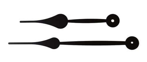 BATTERY SPADE CLOCK HANDS BLACK OR GOLD