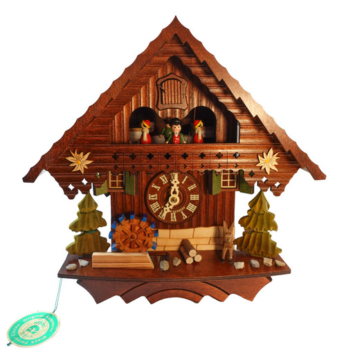 CUCKOO CLOCK 1 DAY WITH 2 TUNES GERMAN