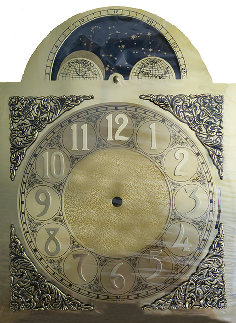 DIAL HERMLE 1151-053 WITH LOW MOON ARCH DIAL HERMLE 1151-053 WITH LOW MOON ARCH
