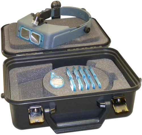 DONEGAN OPTIVISOR PROFESSIONAL BINOCULAR SET DA-S1 WITH CASE