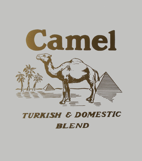 GLASS -CAMEL CIGERETTES