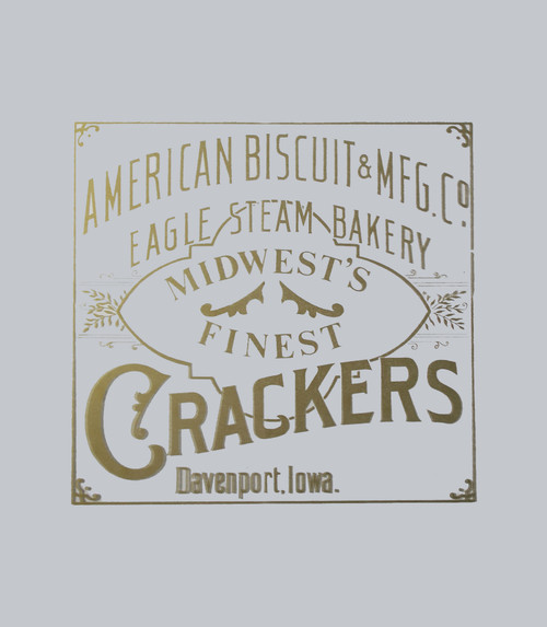 GLASS - AMERICAN BISCUIT CRACKERS