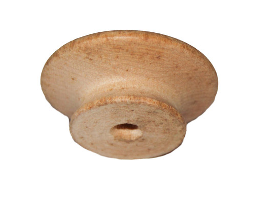 FINIAL WOOD UNFINISHED CHERRY 1 3/4" ROUND