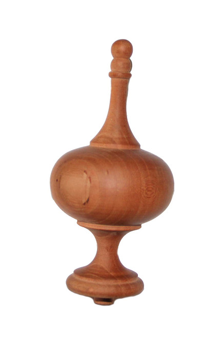 FINIAL WOOD UNFINISHED CHERRY 5.62"L FINIAL WOOD UNFINISHED CHERRY 5.62"L