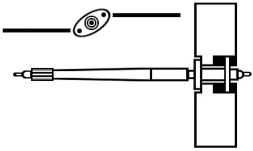 HERSCHEDE S.T. FAN SHAFT ASSEMBLY 3 WEIGHT TUBULAR MOVEMENT HERSCHEDE S.T. FAN SHAFT ASSEMBLY 3 WEIGHT TUBULAR MOVEMENT