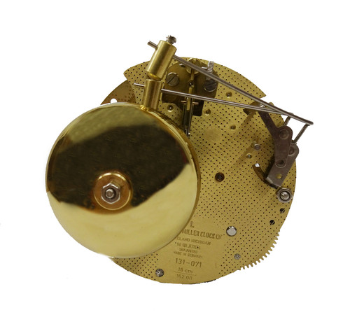 HERMLE 131-071 90MM ROUND PENDULUM MOVEMENT BELLS NOS HERMLE 131-071 90MM ROUND PENDULUM MOVEMENT BELLS NOS