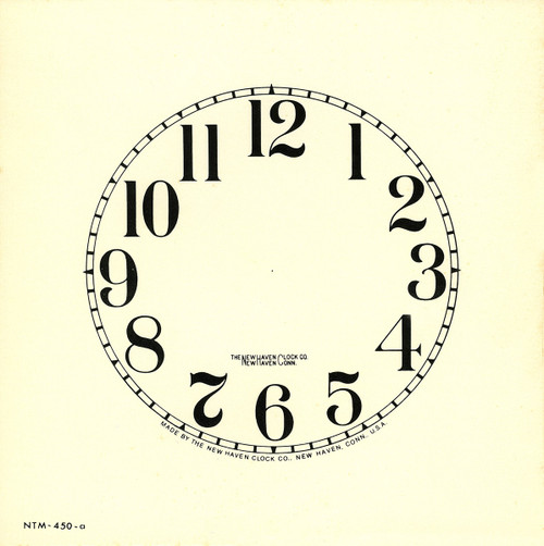 NEW HAVEN ARABIC PAPER DIALS NEW HAVEN ARABIC PAPER DIALS