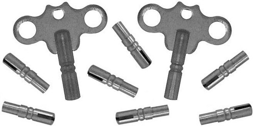 DOUBLE END NICKEL KEY KIT - SMALL AND LARGE ENDS DOUBLE END NICKEL KEY KIT - SMALL AND LARGE ENDS