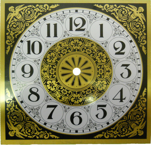 DIAL METAL 8" SQUARE ARABIC DIAL METAL 8" SQUARE ARABIC