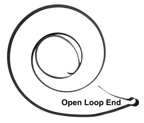 OPEN LOOP END MAINSPRING