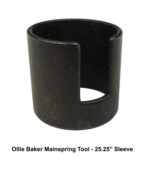 OLLIE BAKER MAINSPRING 25.25MM SLEEVE OLLIE BAKER MAINSPRING 25.25MM SLEEVE