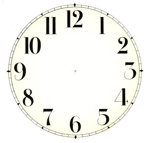7" ARABIC PRE-CUT PAPER DIALS 7" ARABIC PRE-CUT PAPER DIALS
