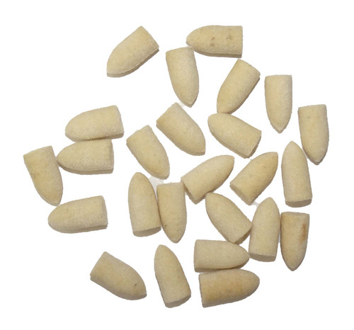 BUFF FELT POINTED CONES 1/4" X 1/2" BUFF FELT POINTED CONES 1/4" X 1/2"