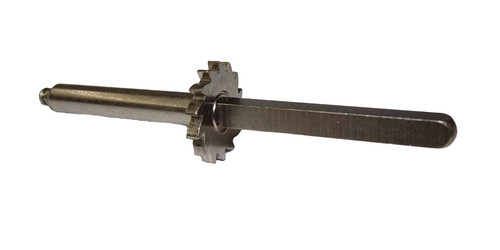 HERMLE WINDING ARBOR PIN WITH RATCHET WHEEL 35MM L HERMLE WINDING ARBOR PIN WITH RATCHET WHEEL 35MM L