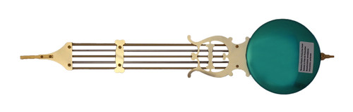 KIENINGER LYRE GRID POLISHED BRASS PENDULUM 15 1/2" WITH 4" BOB