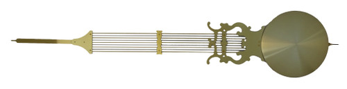 KIENINGER LYRE BRUSHED STRAIGHT PENDULUM 220MM BOB FOR 116CM MOVEMENTS