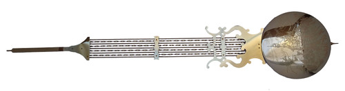 KIENINGER LYRE NEUSCHWANSTEIN CASTLE PENDULUM 220MM BOB FOR 116CM MOVEMENT - TWISTED RODS