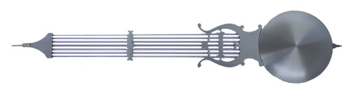KIENINGER LYRE NICKEL PENDULUM 26"L X 140MM BOB