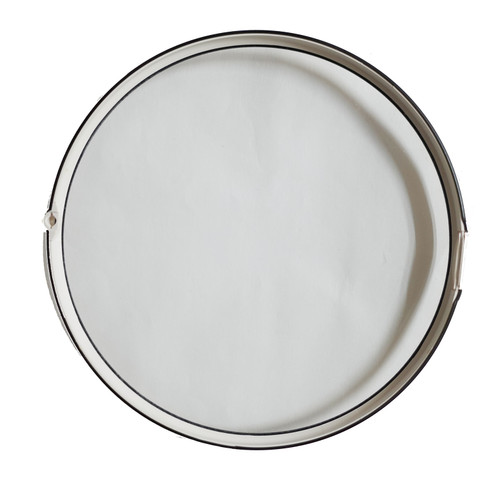 POLISHED BRASS MODERN BEZEL 5 7/8" PUSH ON STYLE