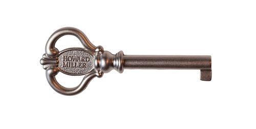 NICKEL GRANDFATHER DOOR CASE KEY