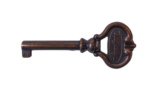 RIDGEWAY ANTIQUE BRASS GRANDFATHER FLOOR CLOCK DOOR CASE KEY