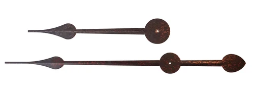 GALLERY CLOCK HANDS 12 3/4" MINUTE - AGED DAPPLE
